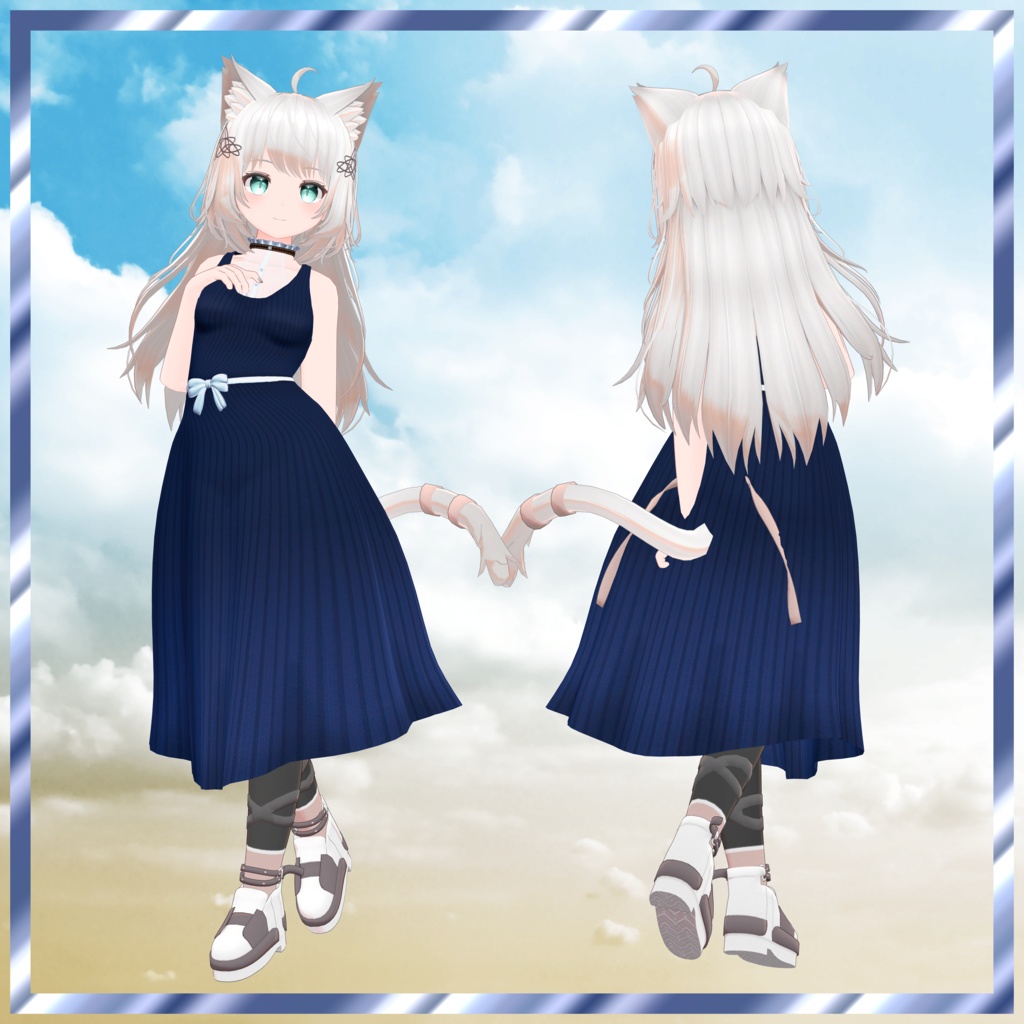 【6アバター対応】シンプルきゃみわんぴ