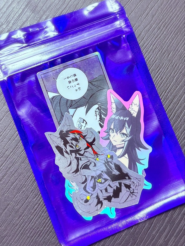 【ぱいしぇん作】ミオちゃんスタイリッシュおステッカーセット