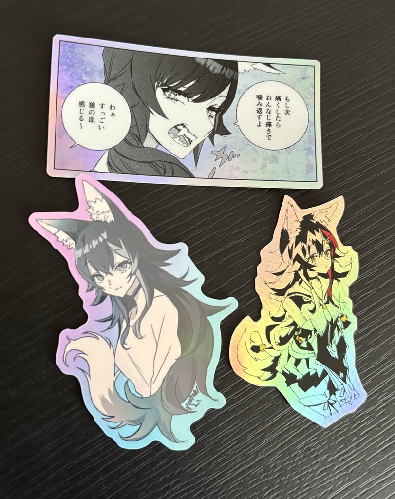 【ぱいしぇん作】ミオちゃんスタイリッシュおステッカーセット