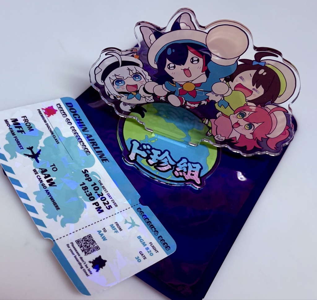 【ぱいしぇん作】ミオちゃん1stソロライブ記念おアクスタ【ド珍】