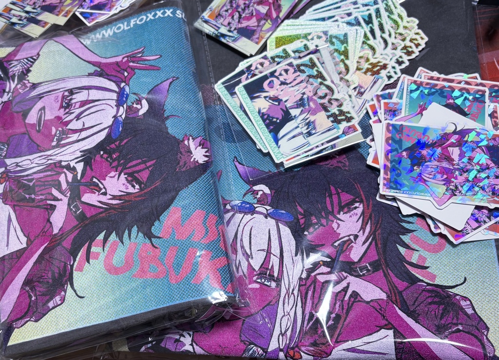 【らいぴょお作】【#3022 WOLFOX SUMMER】ビンテージ調Tシャツ