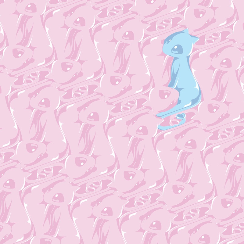 「ミュウ」手ぬぐい