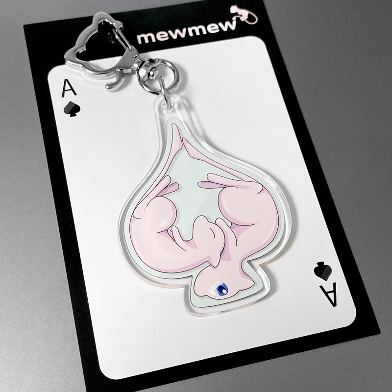 「Mew of Spades」ミュウのアクリルキーホル