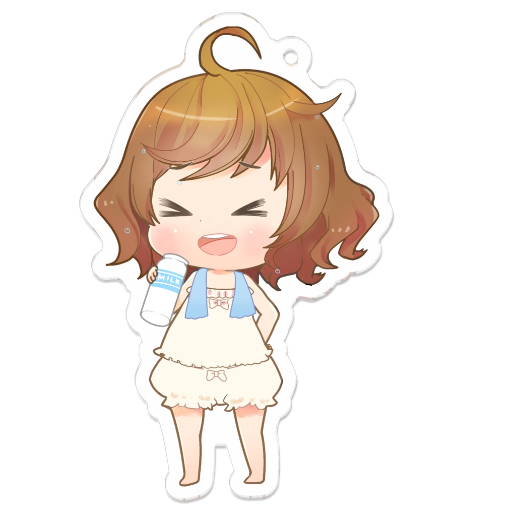 【アクリルキーホルダー】ビアンカ•マエジマ 湯上りver.