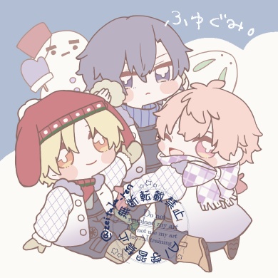 フェルトステッカー(季節組)