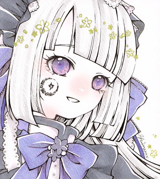 色紙原画＊ヴィオレット