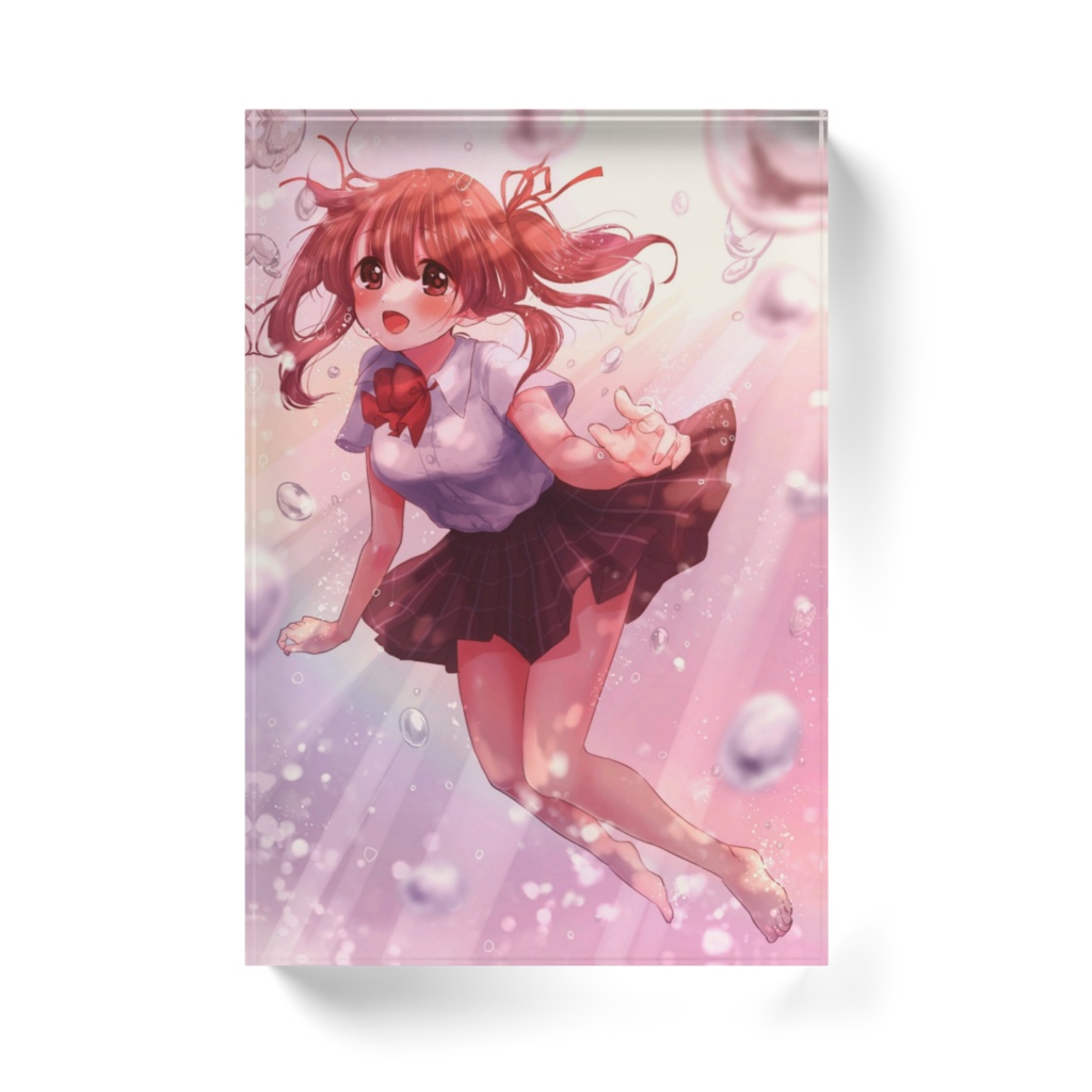 緒方智絵里水中アクリルブロック