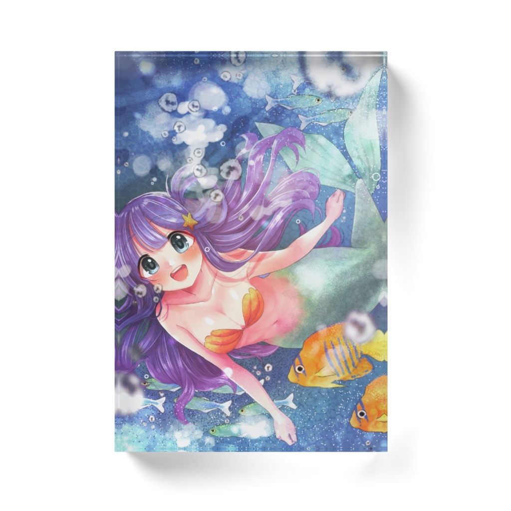 浅利七海🐟水中アクリルブロック