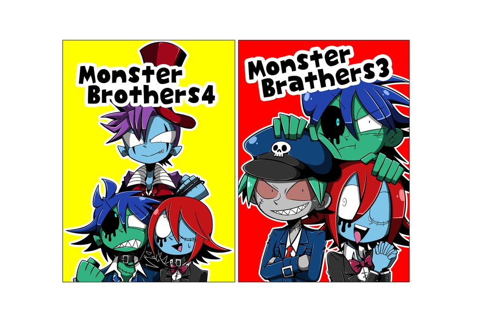 創作漫画 Monster Brohters3 4 Grtn Shop Booth