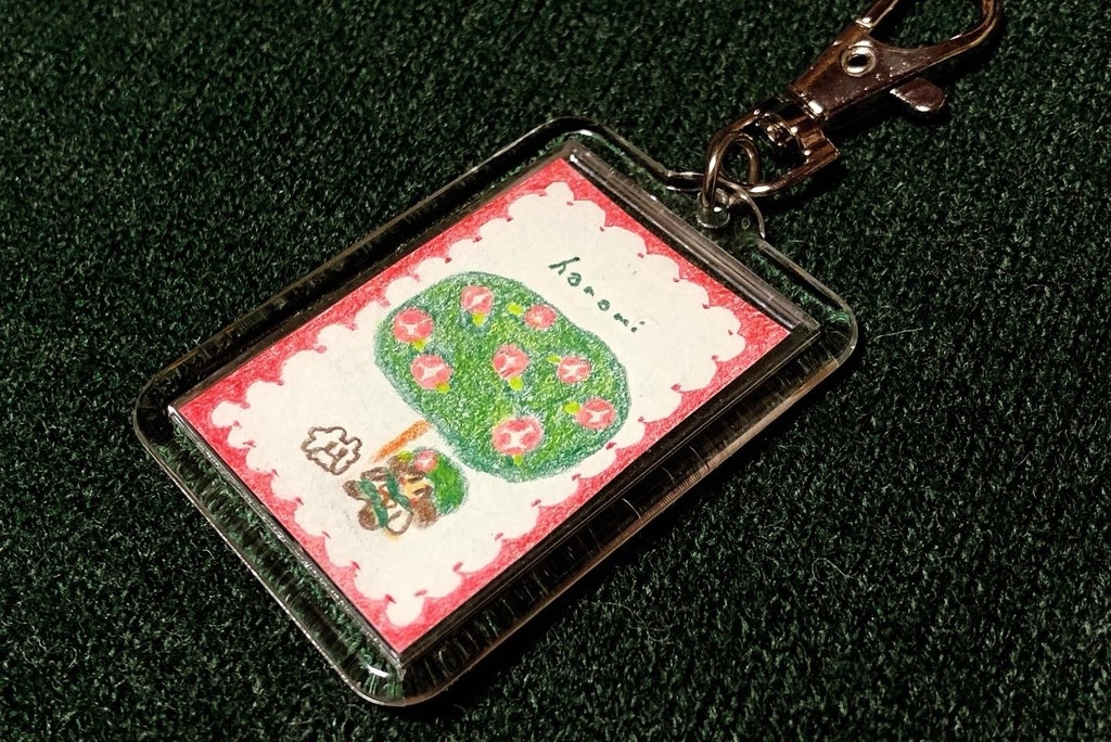 はなみちゃん　原画キーホルダー