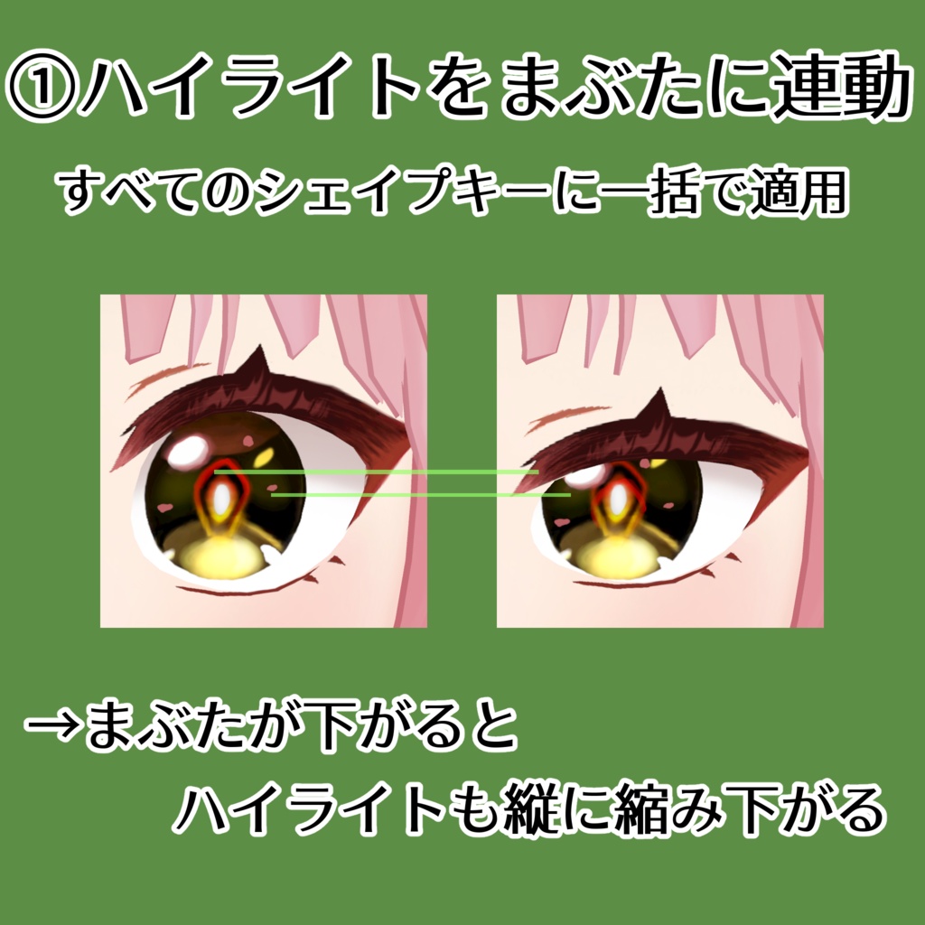 瞳の動きを豪華にする【Blenderアドオン】