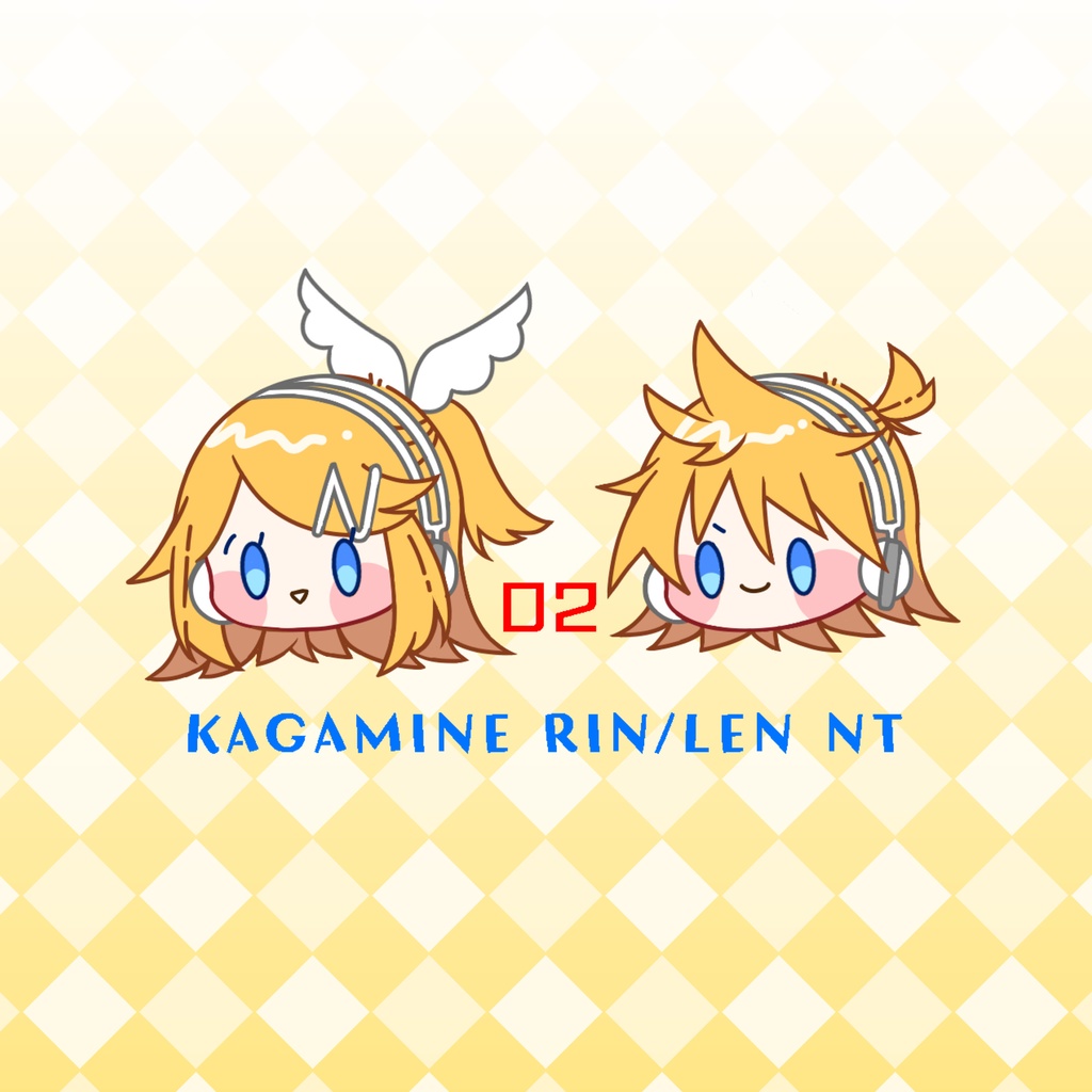 鏡音リンレン合皮コースター