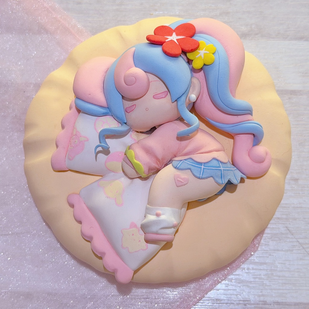 フェアリーミクちゃんマグネット付き軽量粘土