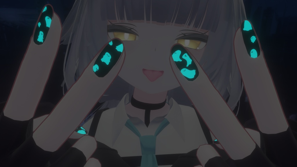 【無料有】rurune専用 おばけネイルテクスチャ