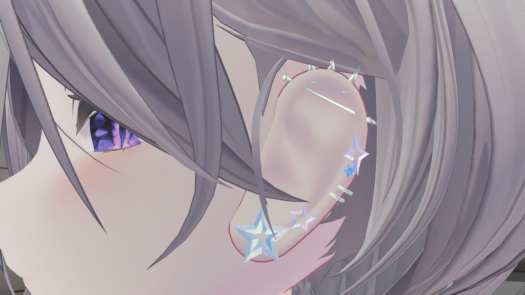 【無料/free】rurune対応ピアス