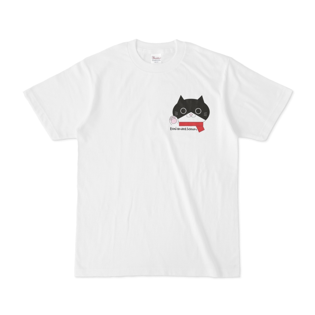 Ｎ - Ｔシャツ（白）ワンポイント