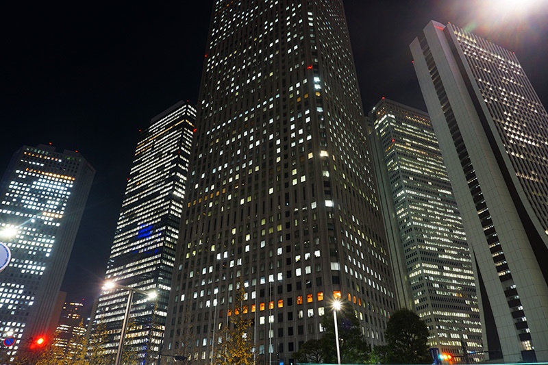 画像「新宿西口 高層ビル街の夜景」 - ガゾドス（販売部） - BOOTH