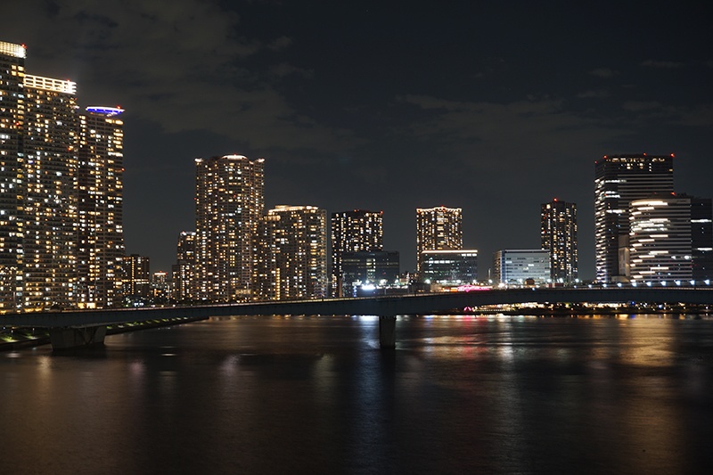 画像「東京都中央区湾岸エリア夜景」　Photo "Night view of the bay area in Chuo-ku, Tokyo, Japan"