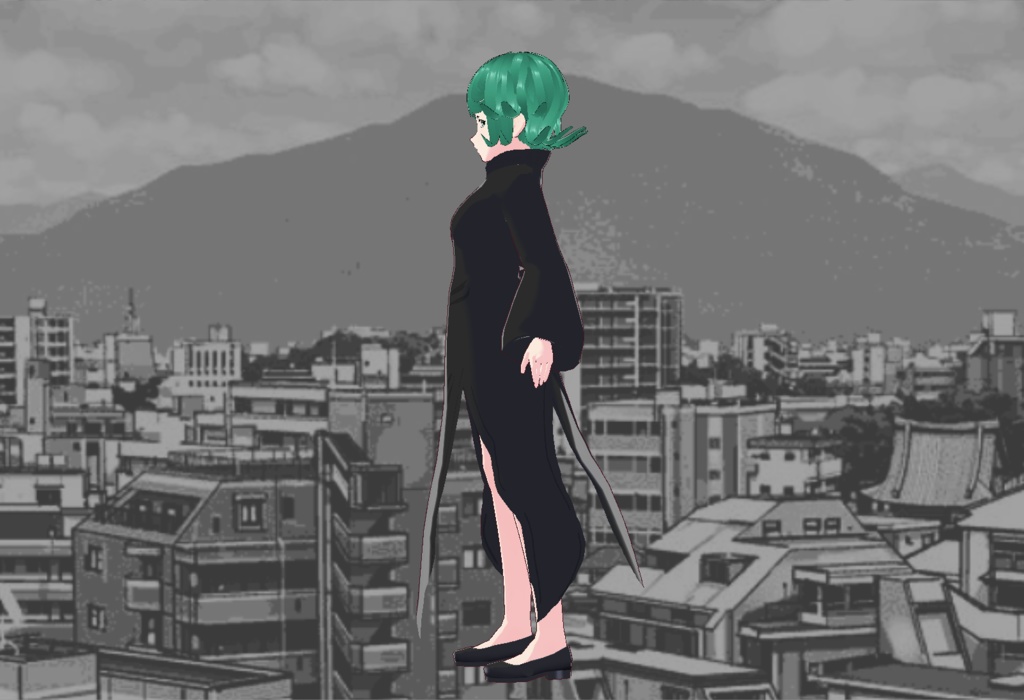 Tatsumaki - Model3D VRM