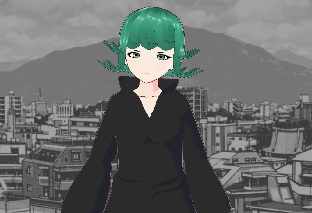 Tatsumaki - Model3D VRM