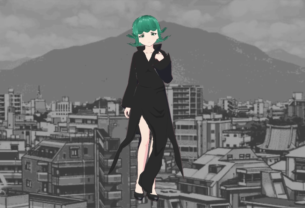 Tatsumaki - Model3D VRM