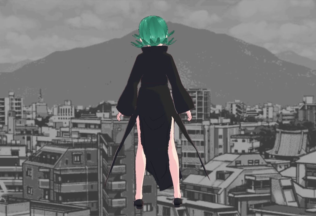 Tatsumaki - Model3D VRM