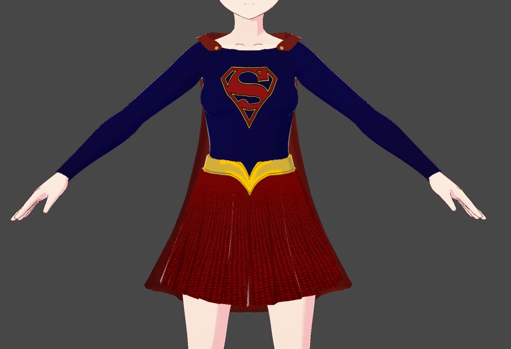 SuperGirl costume - (Traje completo) 