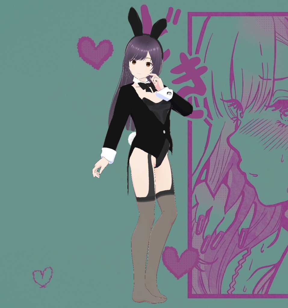 バニーの衣装 | Bunny suit (inspired by Kitagawa Marin cosplay) for VRoid.