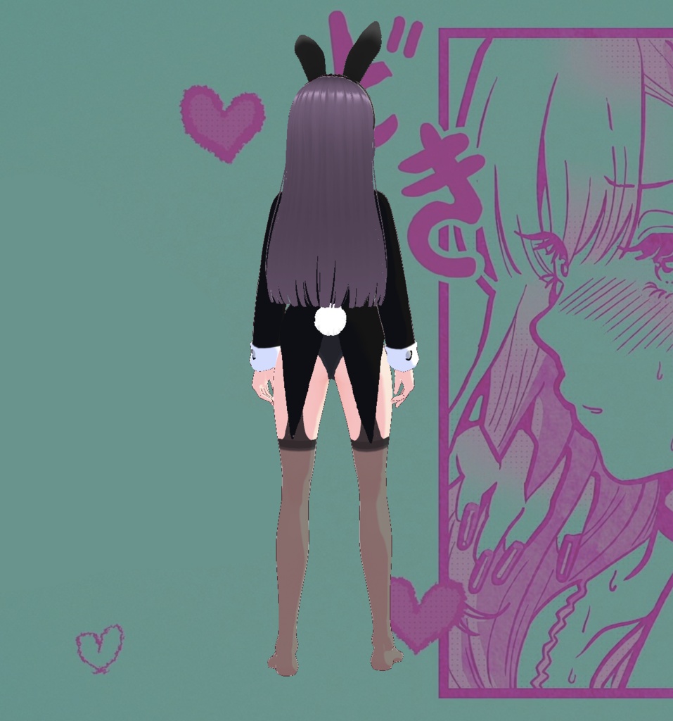 バニーの衣装 | Bunny suit (inspired by Kitagawa Marin cosplay) for VRoid.