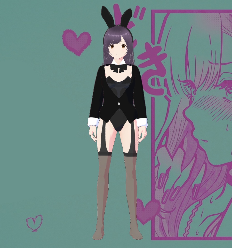 バニーの衣装 | Bunny suit (inspired by Kitagawa Marin cosplay) for VRoid.