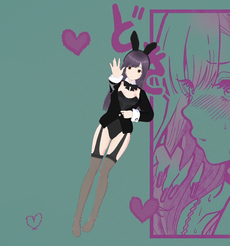 バニーの衣装 | Bunny suit (inspired by Kitagawa Marin cosplay) for VRoid.