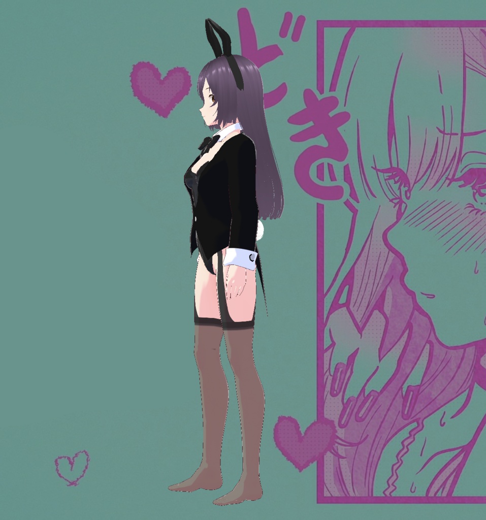 バニーの衣装 | Bunny suit (inspired by Kitagawa Marin cosplay) for VRoid.