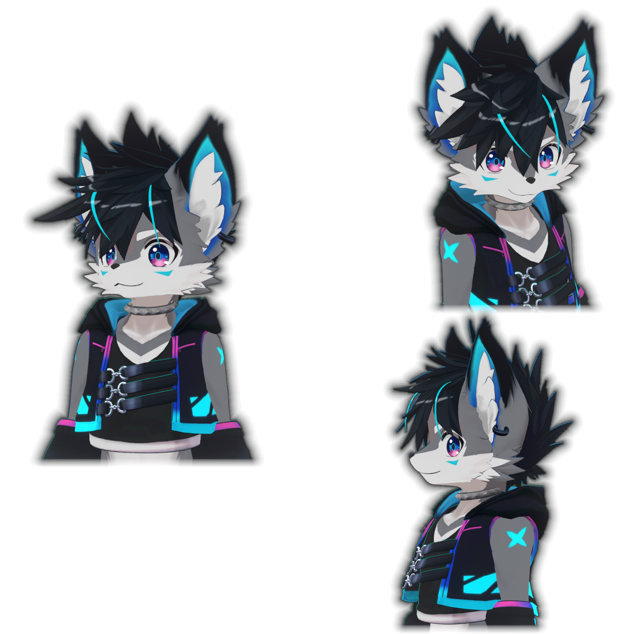 [無料] ヴァルグ君の目がカメラを追従するように見えるシェイプキー