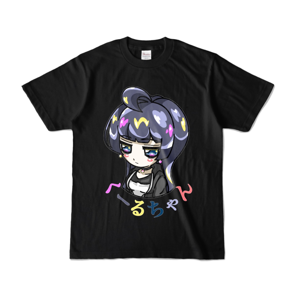 デフォルメくーるちゃんTシャツ(ブラック)
