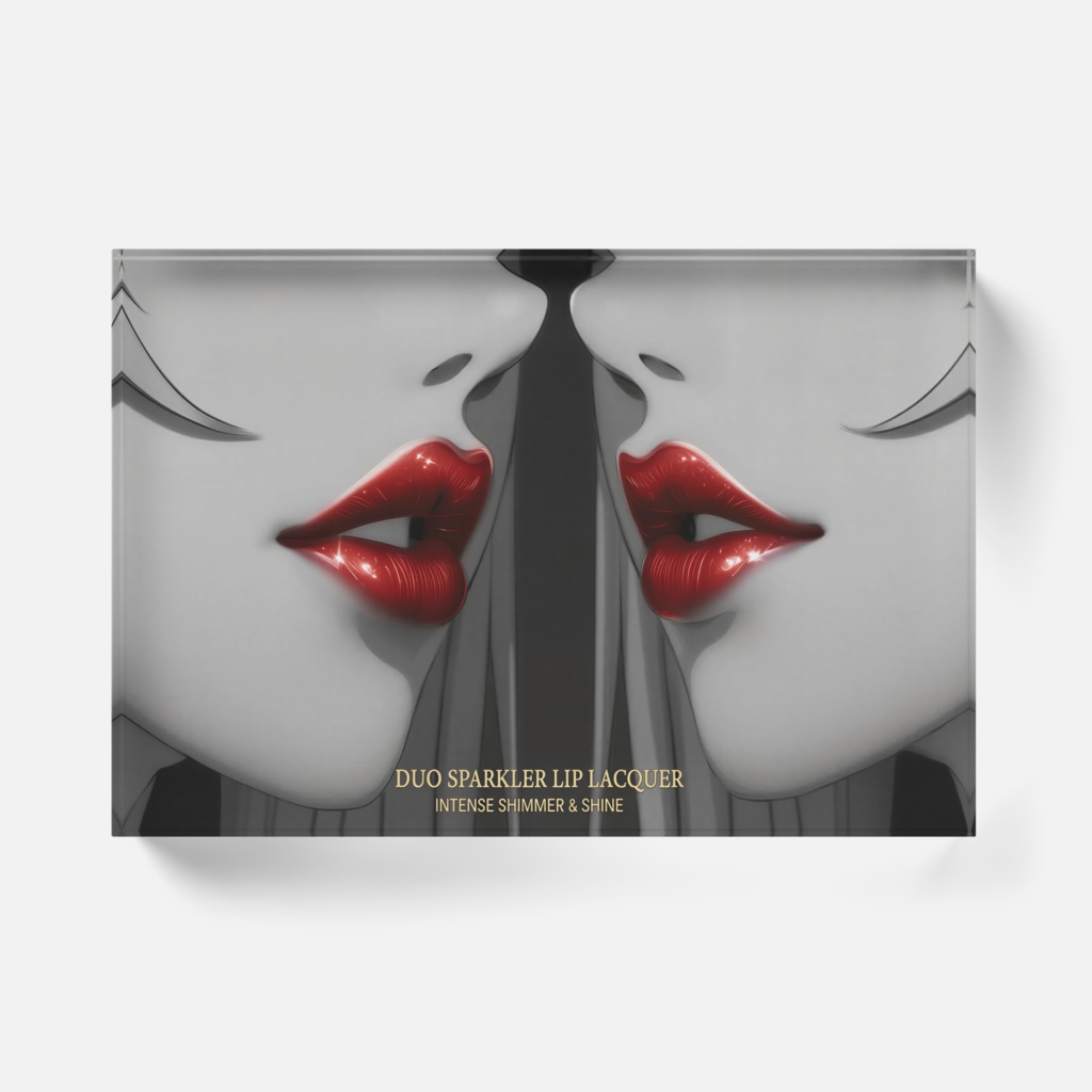 沈黙さえ、艶やかに。 - アクリルブロック