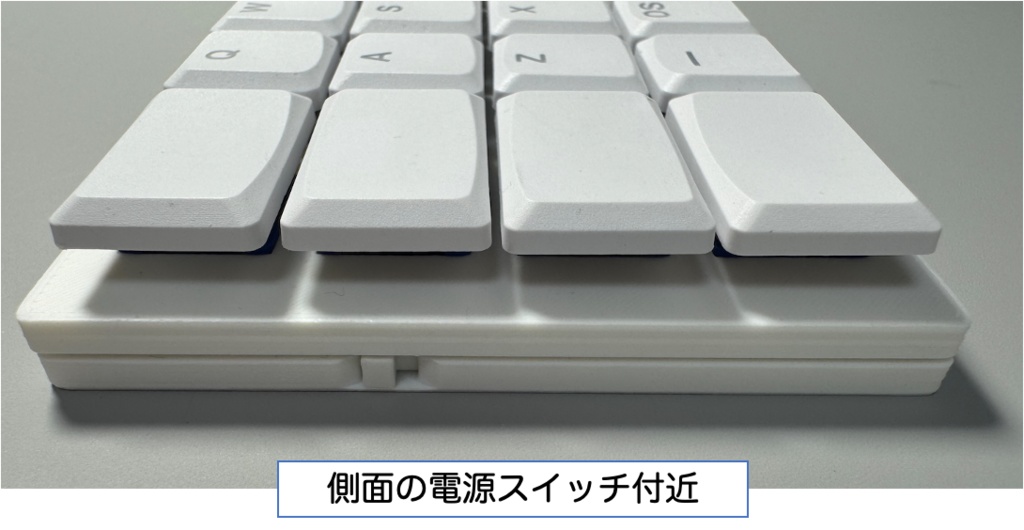 SplitMatrix50:左右分割とオーソリニア配列のワイヤレス50キー自作キーボード