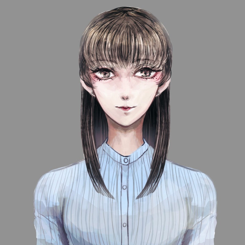 【無料】バストアップイラスト2種