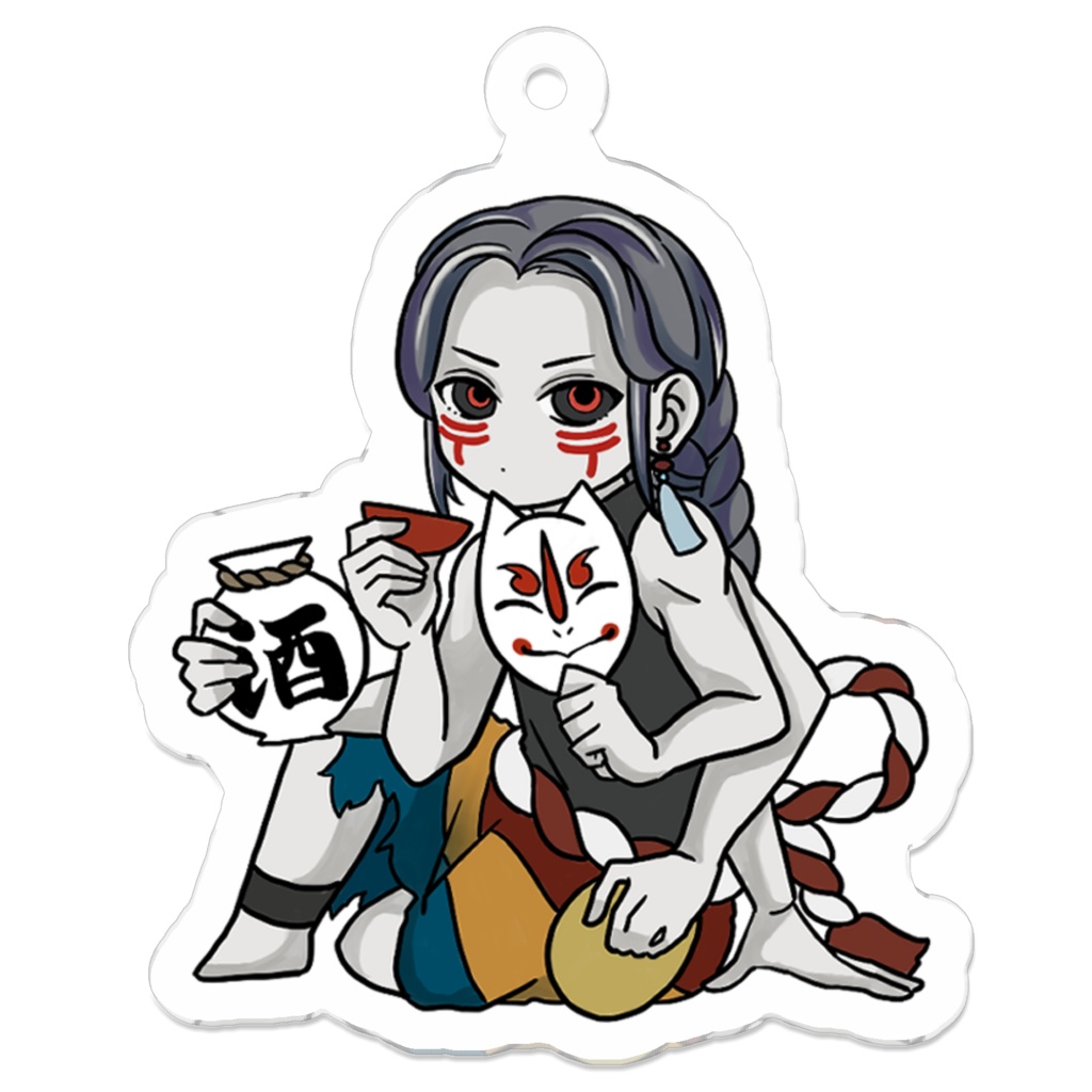 お酒キーホルダー