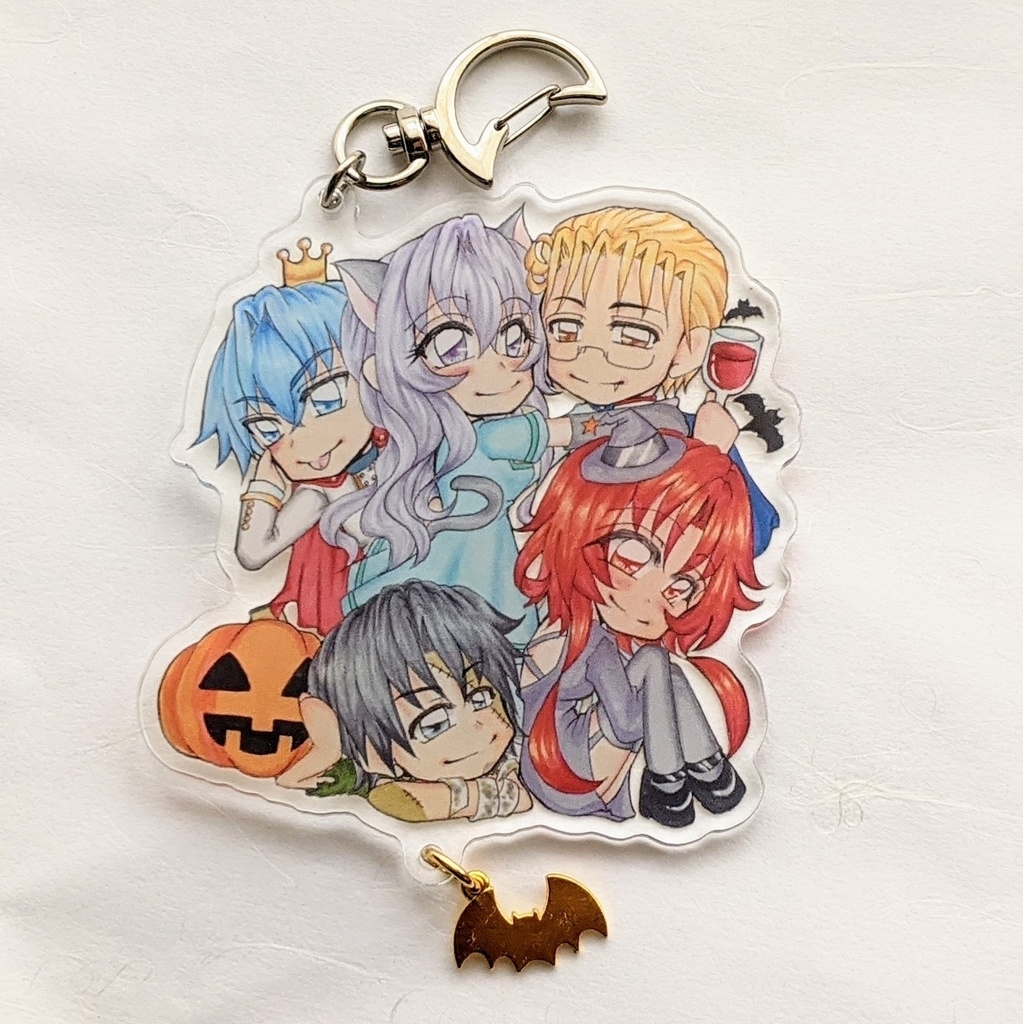 ハロウィンアクリルキーホルダー