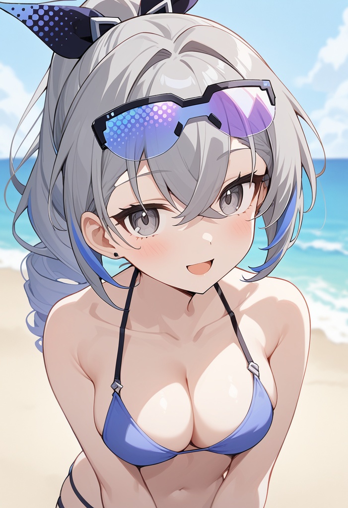 キュレネ・銀狼・マダムヘルタ・鏡流|水着海デート100枚