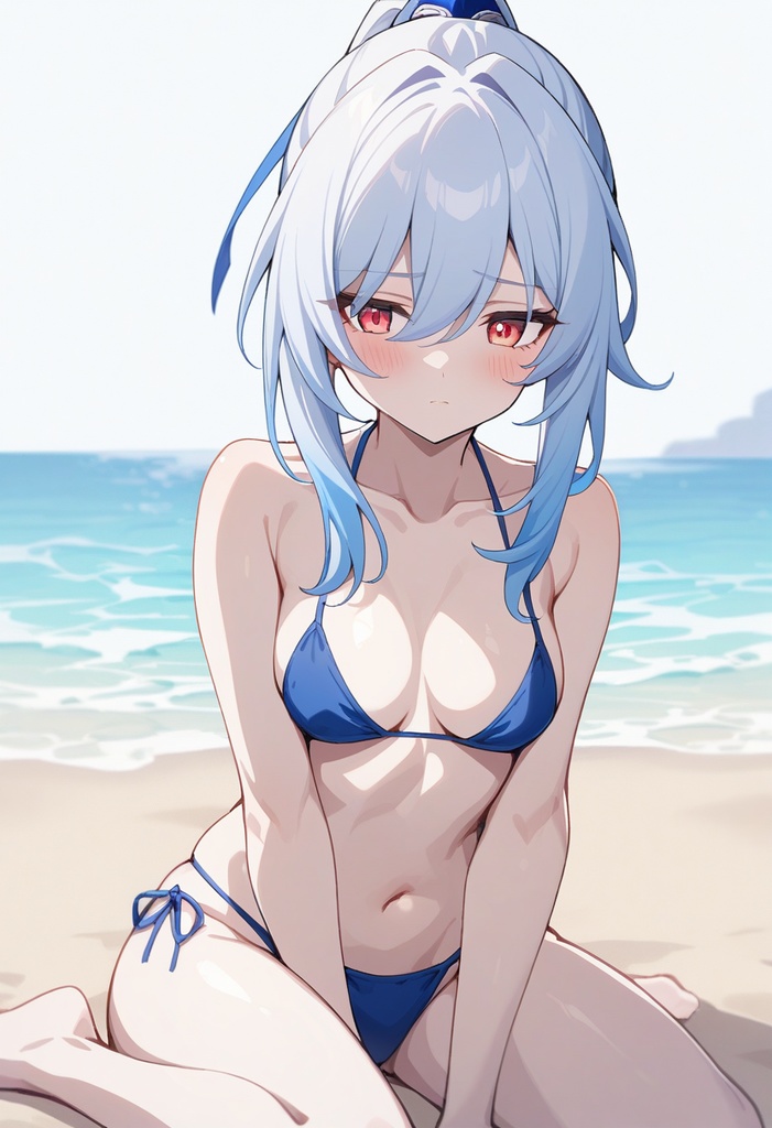 キュレネ・銀狼・マダムヘルタ・鏡流|水着海デート100枚