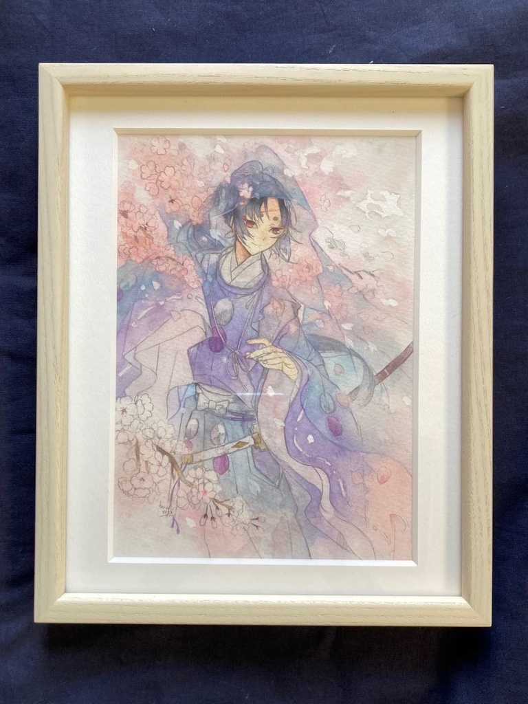 額装原画『花衣』