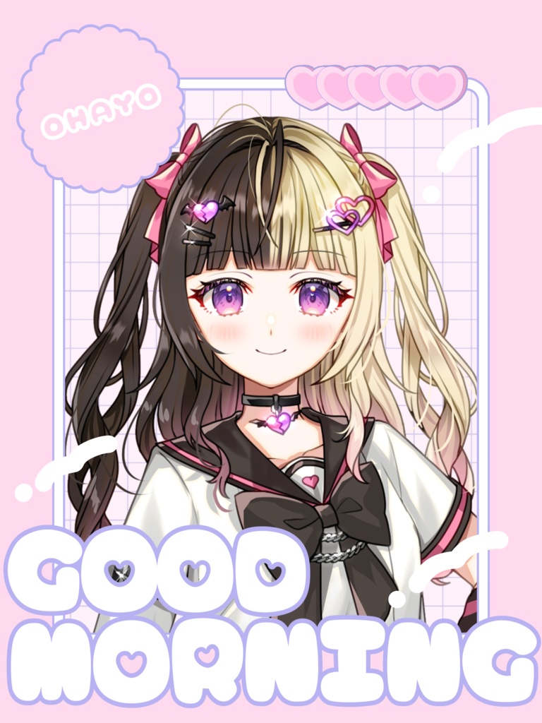 おはようVライバー / VTuber 素材