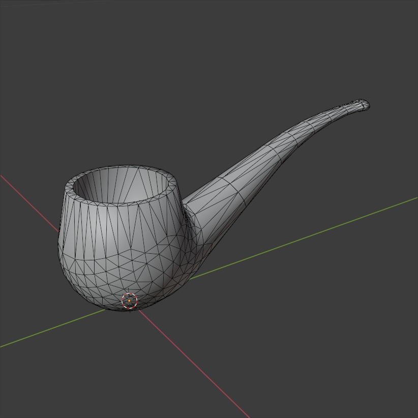 パイプ(探偵)の3Dモデル △864