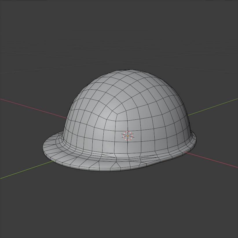 ヘルメットの3Dモデル △950