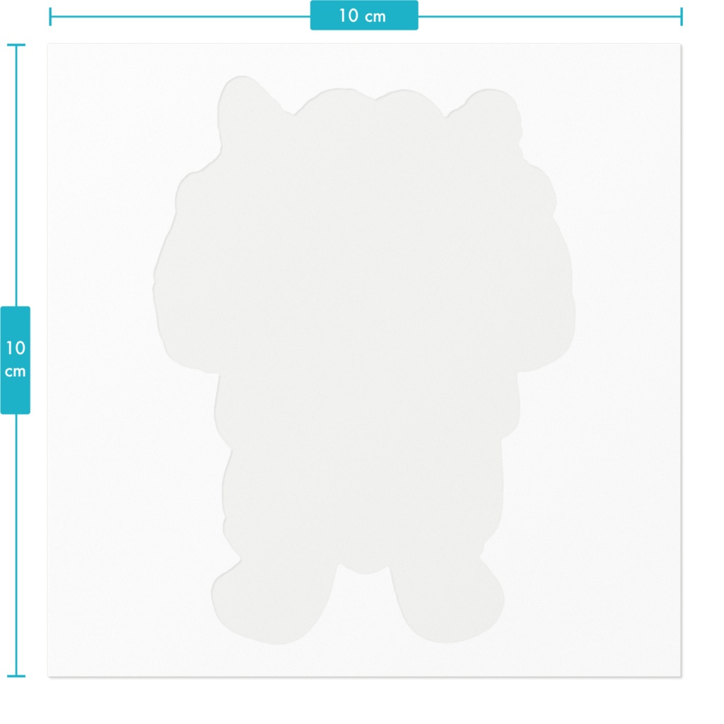 どらしー かわいいモンスターのステッカー