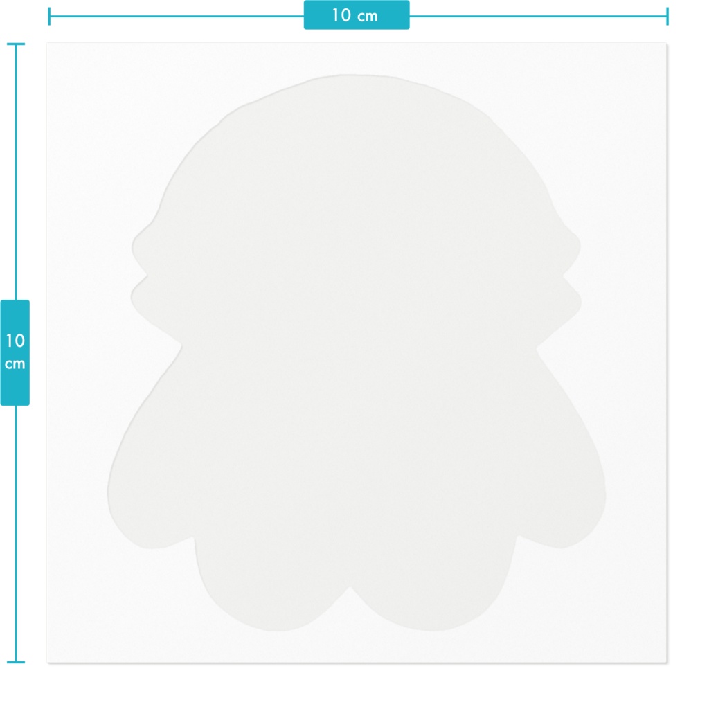 いえじー かわいいモンスターのステッカー