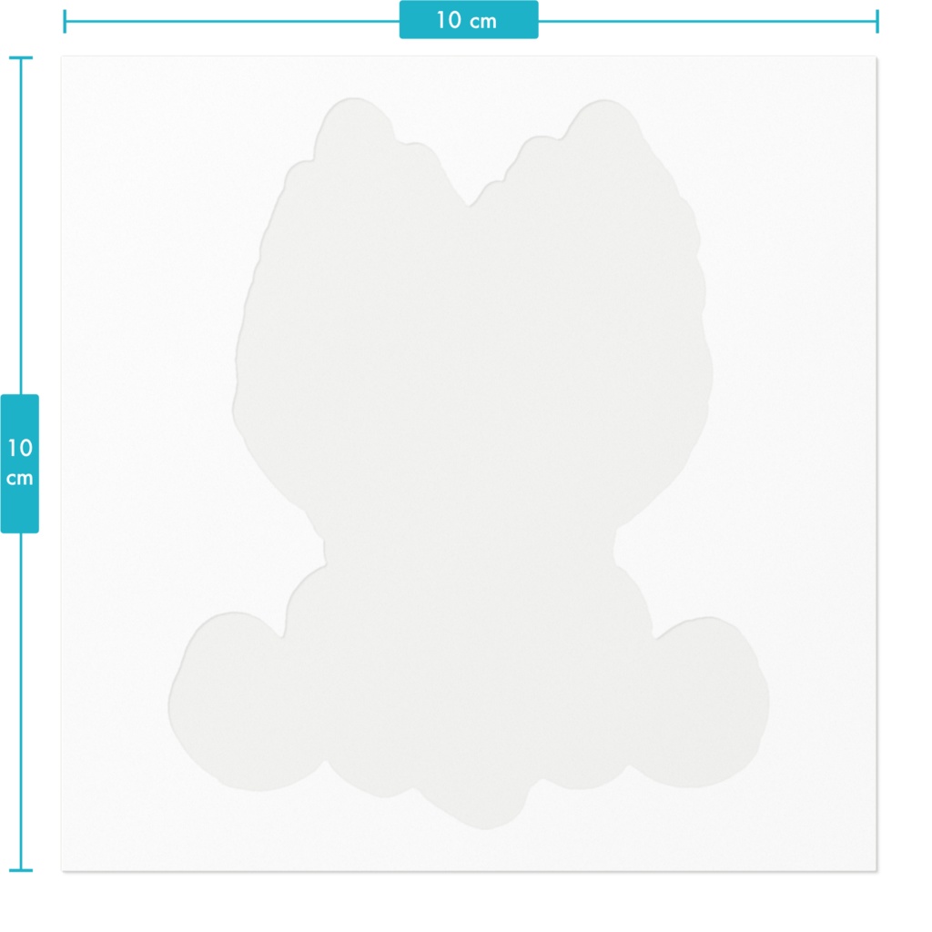 ぱーろんど かわいいモンスターのステッカー