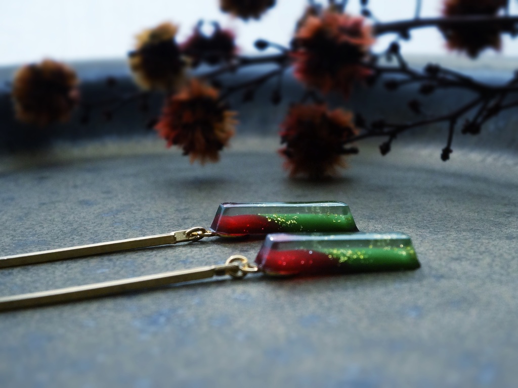 刀剣モチーフ和菓子アクセ