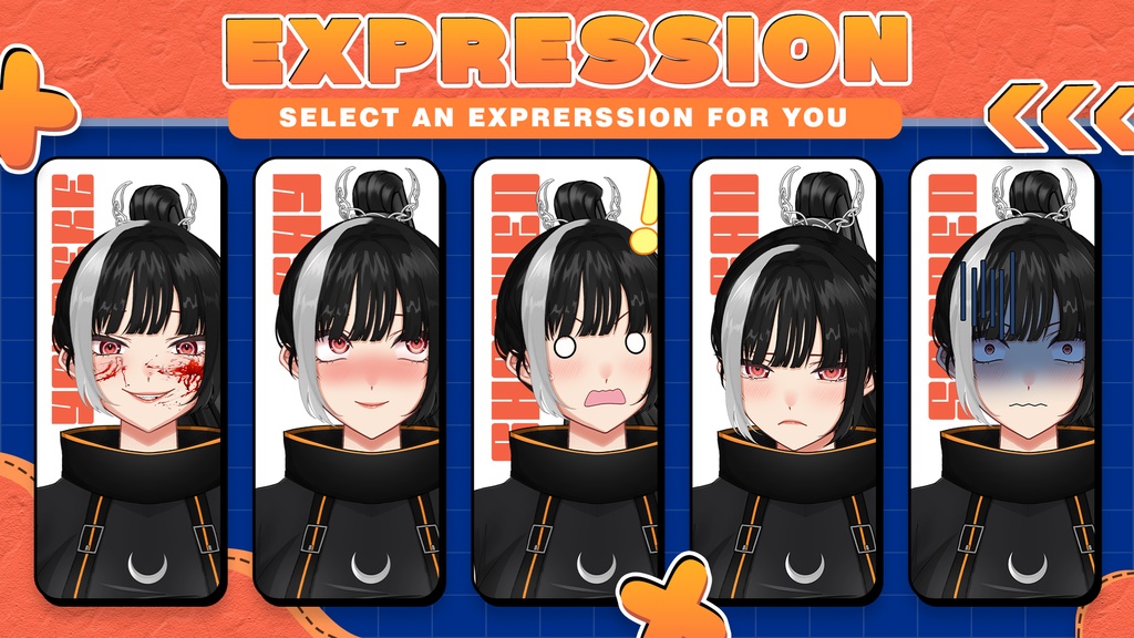 【あらかじめ作成された譲渡可能VTuberモデル】忍者 / 【Premade Adoptable VTuber Model 】Ninja